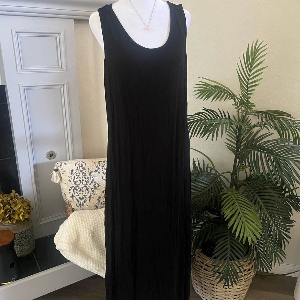 Vintage Y2K Livd Black Sleeveless Dress